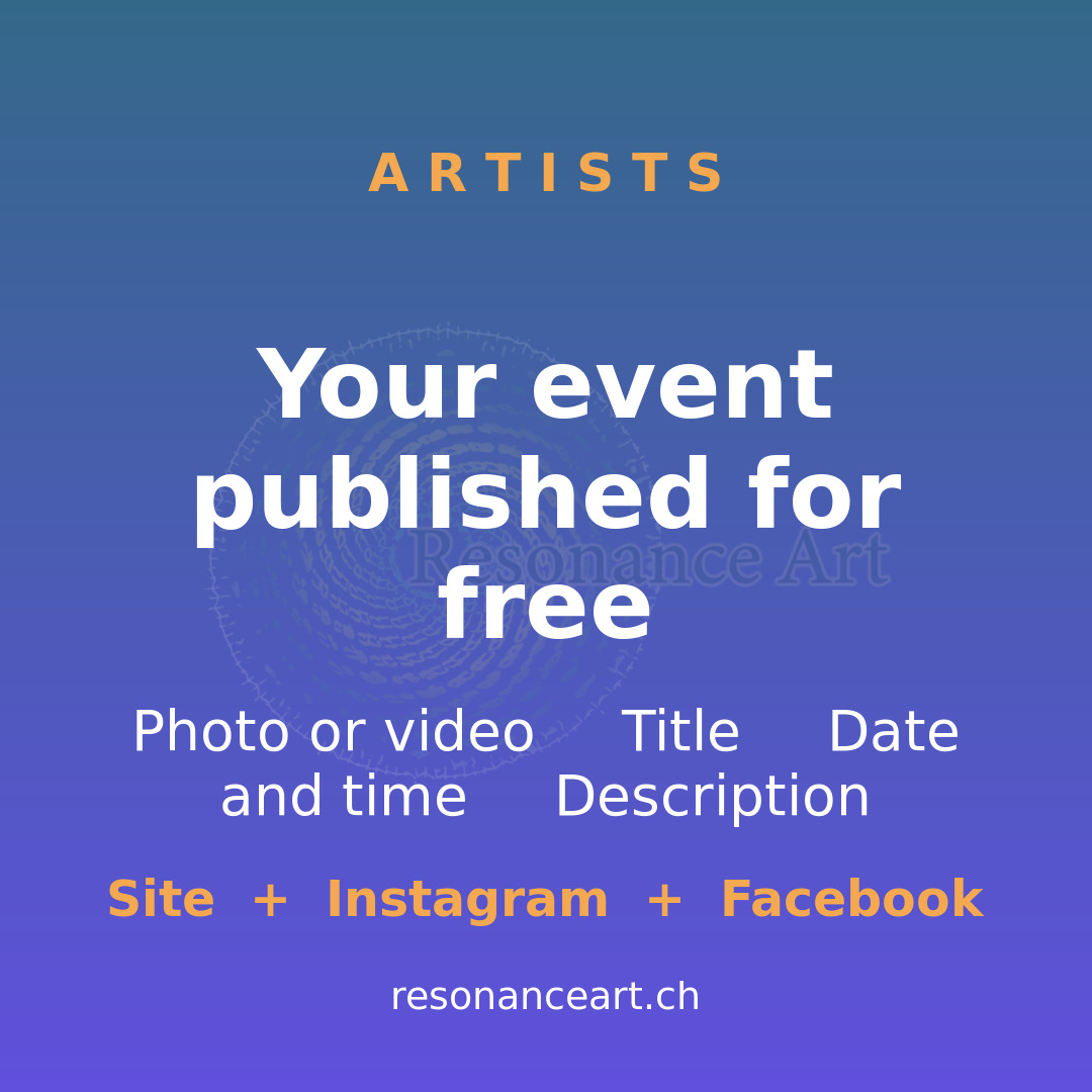 Publish your event for free