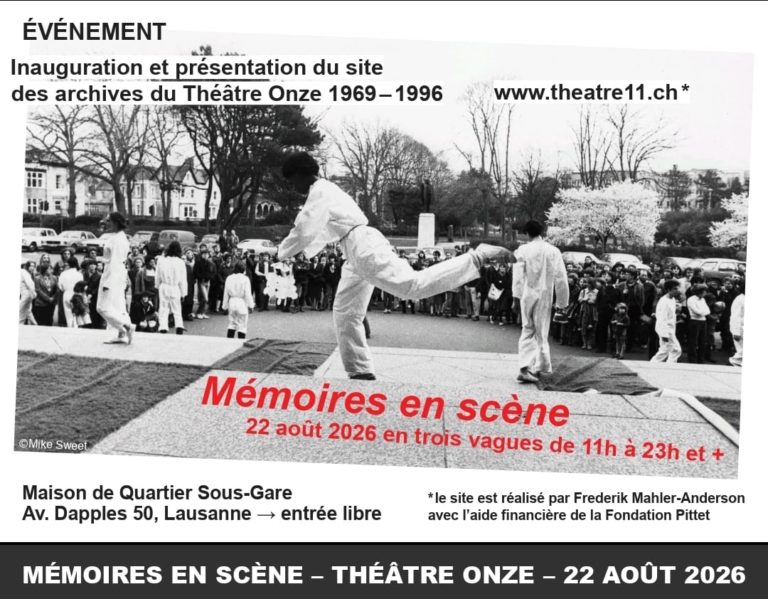 Théâtre Onze à la Maison de Quartier Sous-Gare