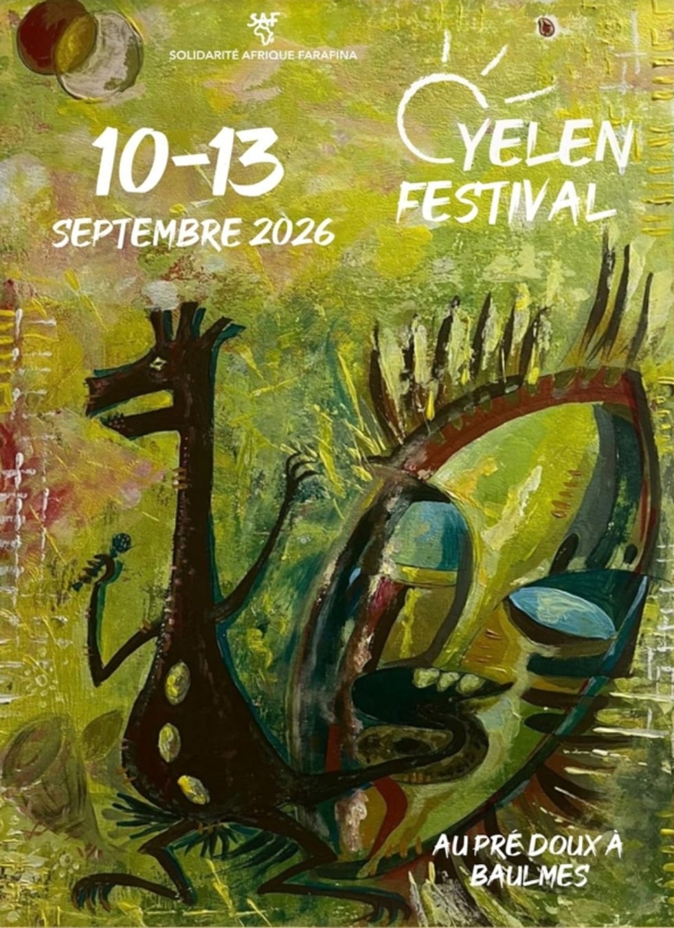Yelen Festival 10-13.09.2026 Pré Doux Baulmes