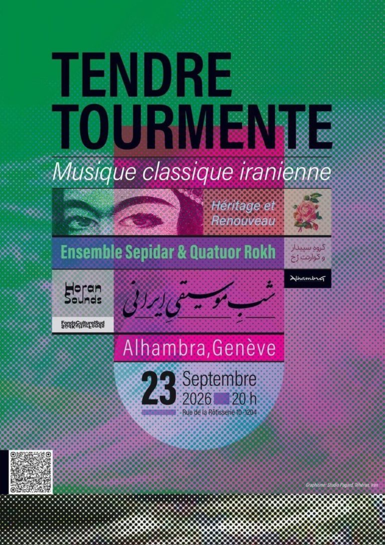 Tendre Tourmente, iranian classical music concert, Alhambra, Geneva, 23.09.2026 8pm